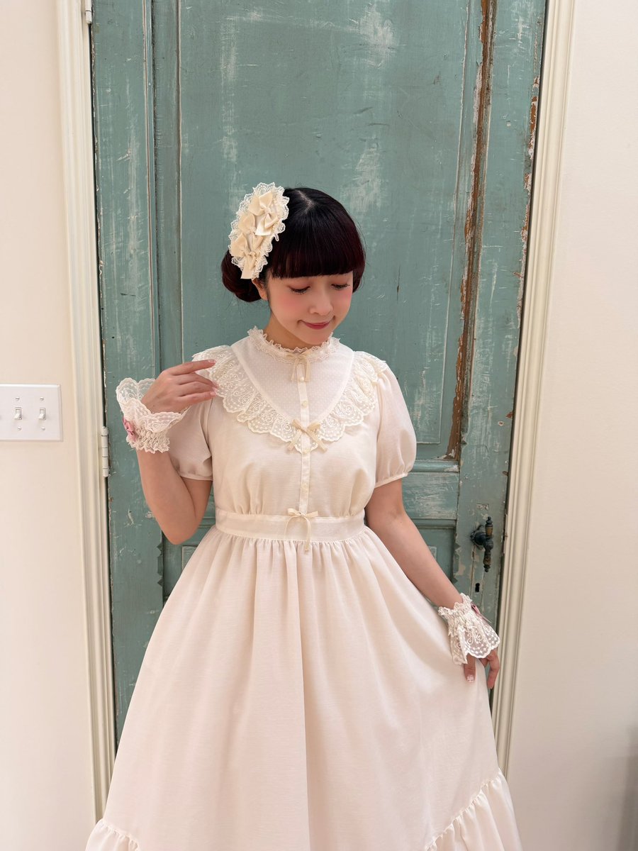 全身アイボリー可愛すぎる♡