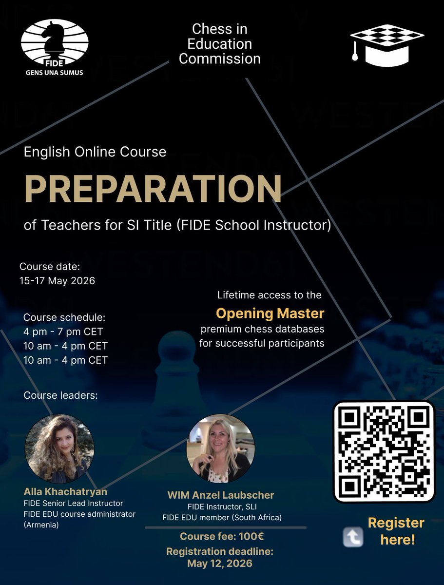 FIDE Chess in Education tweet media
