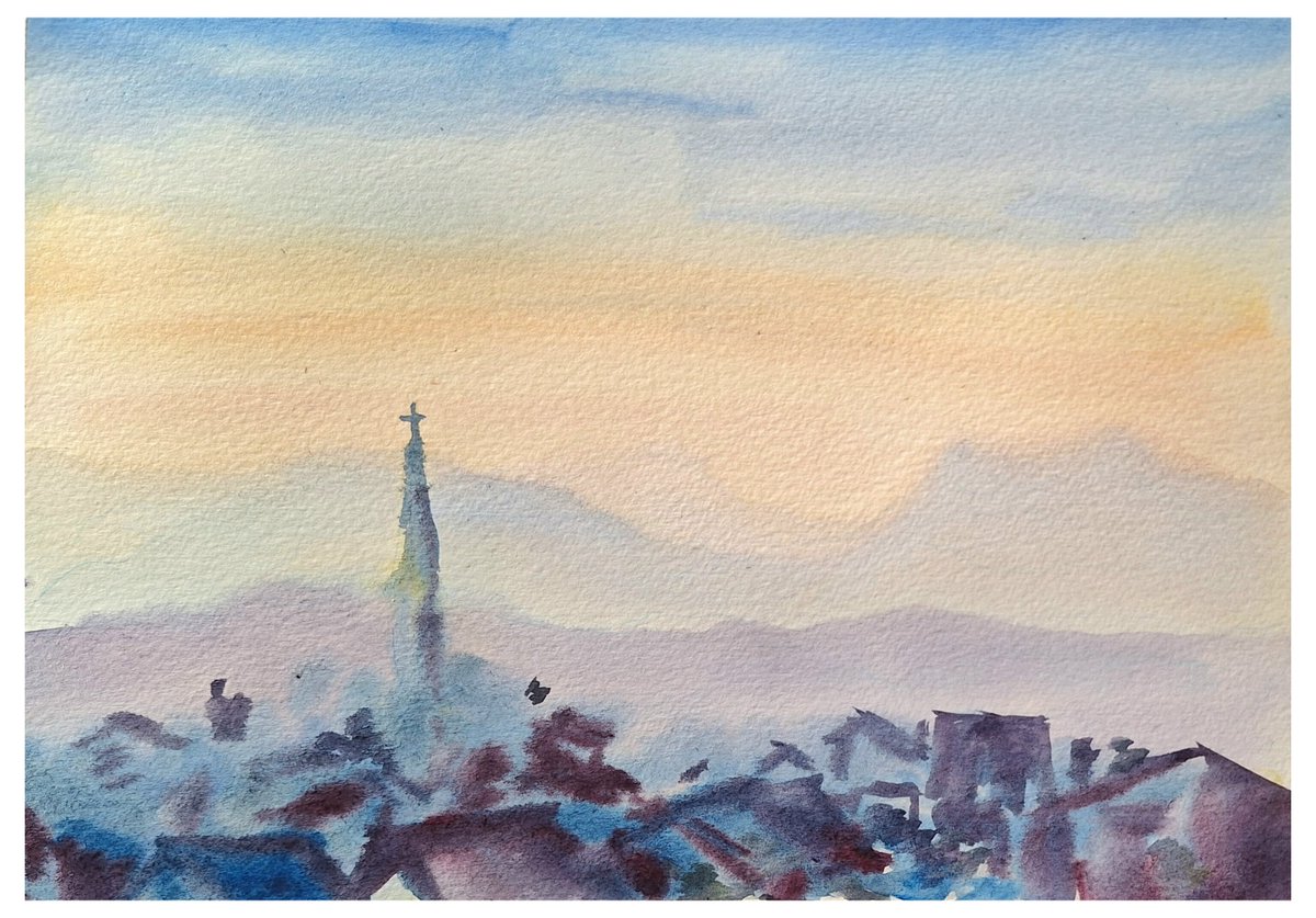 mandolinearts's tweet photo. sunsets are always better with mountains https://t.co/CBSfcAMHt3