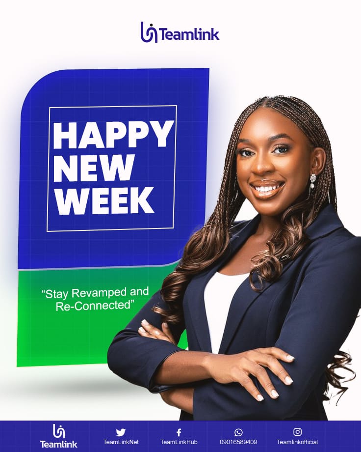 TeamLinkNet's tweet photo. Happy New Week ✨
A fresh week to build, connect, and grow.
Let’s stay consistent, push forward, and make real progress this week.
TeamLink — Connecting Skills to Opportunities.
#teamlink #TeamLinkGlobalHub #TeamLinkGlobalCollaborationHub #connecting #skill #TeamLinkNet https://t.co/77e2gZfIsv