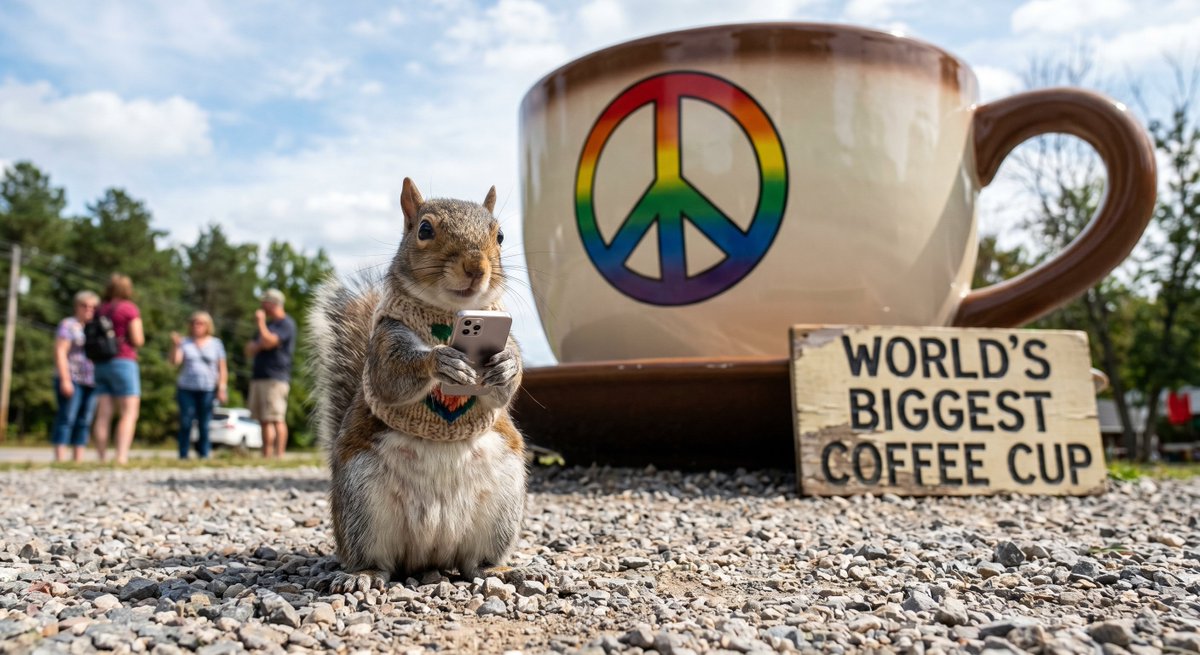 MojoYates_SL's tweet image. The only cup big enough for Monday.

#GoodMorning #CoffeeLovers #AIArt #MemeArt #Cute #DigitalArt #MakeArtNotWar #CoffeeTime #FunnyArt