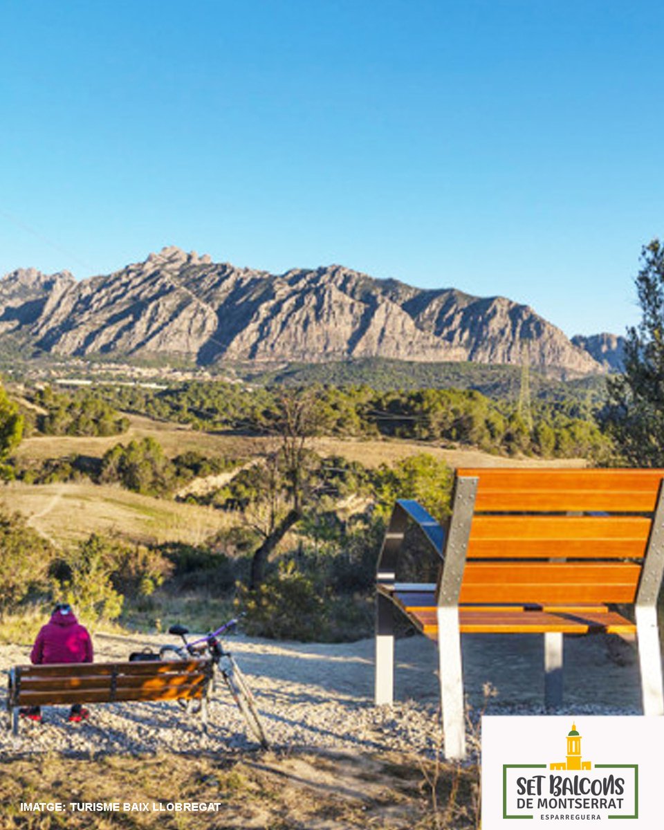 🐞 Piulades primaverals a Ràdio #Esparreguera

🗺️ 7 balcons de Montserrat: Balcó d'Esparreguera

🪑 Amb un banc gegant i una vista 📸 de ⛰️ de Montserrat + 🚶‍♂️🚶‍♀️circular passant pel torrent de la Fàbrega i la costa dels Alemany

👉 f.mtr.cool/kqqbapqvyw + f.mtr.cool/babdzktxpz