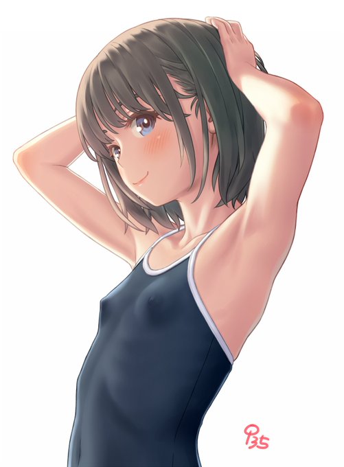 #なんの脈絡もなく水着イラストを再掲して最近フォローしてくれたフォロワーを怖がらせましょう 