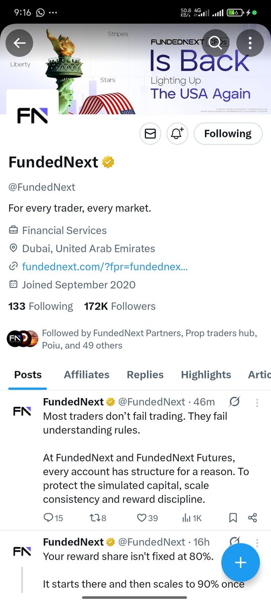 SNR trader tweet media