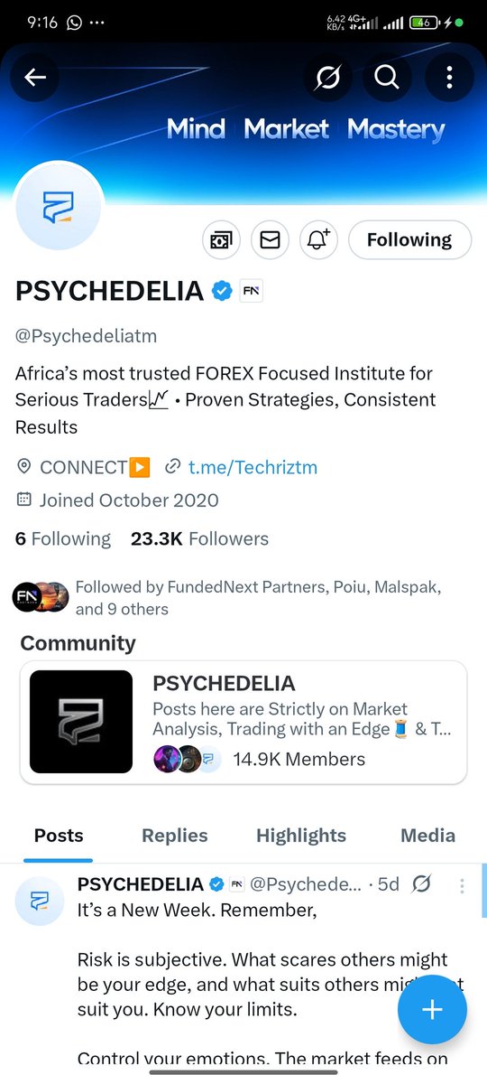 SNR trader tweet media