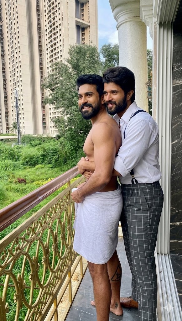 IamKrishKapoor's tweet photo. Wanna see them banging each other 😉🥵

#ramcharan #vijaydevarakonda https://t.co/2aw77cOmtR