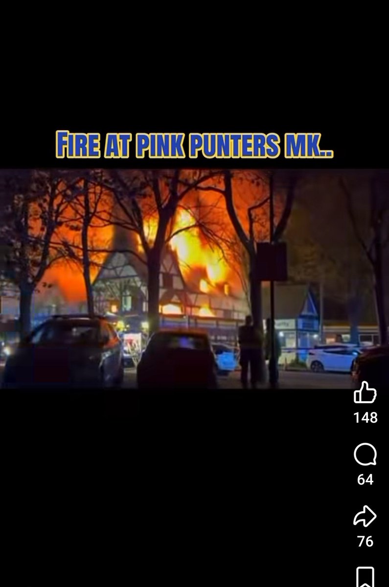 Karl_Downey's tweet image. St. Martin's Parish Church and Pink Punters (Gay club) have both mysteriously burnt down within two days. Both just a walk away from each other. 🤔 #FennyStratford #Bletchley #MiltonKeynes