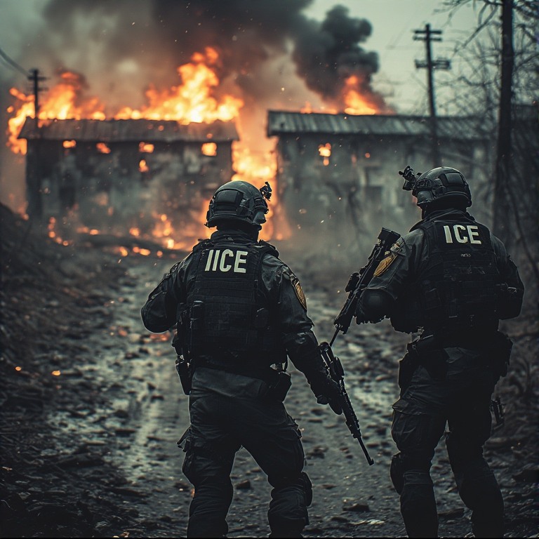 StephenSipila's tweet image. My 1st story for #SaturdayNight #Sundaymorning is a novelette, There Is ICE in Hell. In a #Dystopian the future 2 ICE Gestapo officers get killed in a riot in a concentration camp for Hispanic people and then find themselves in a literal hell in the afterlife. #AuthorsOfTwitter