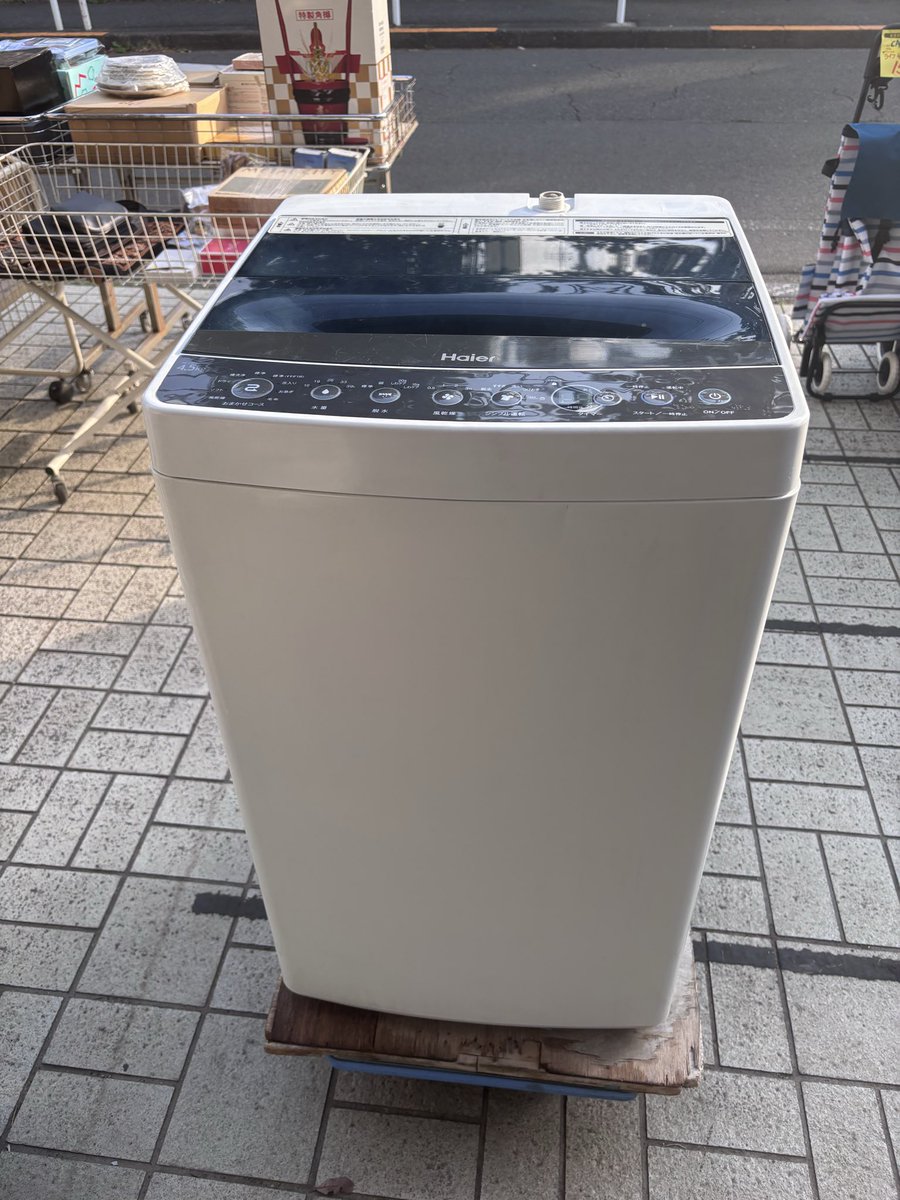 R5383　分解清掃済み！　Haier　2017年製　JW-C45A　4.5Kg洗濯機　カード、PayPayご利用可能　プラクラ東区本町 2018年製の洗濯機を【無料引取】浦安市にてご案内！Haier（ハイアール