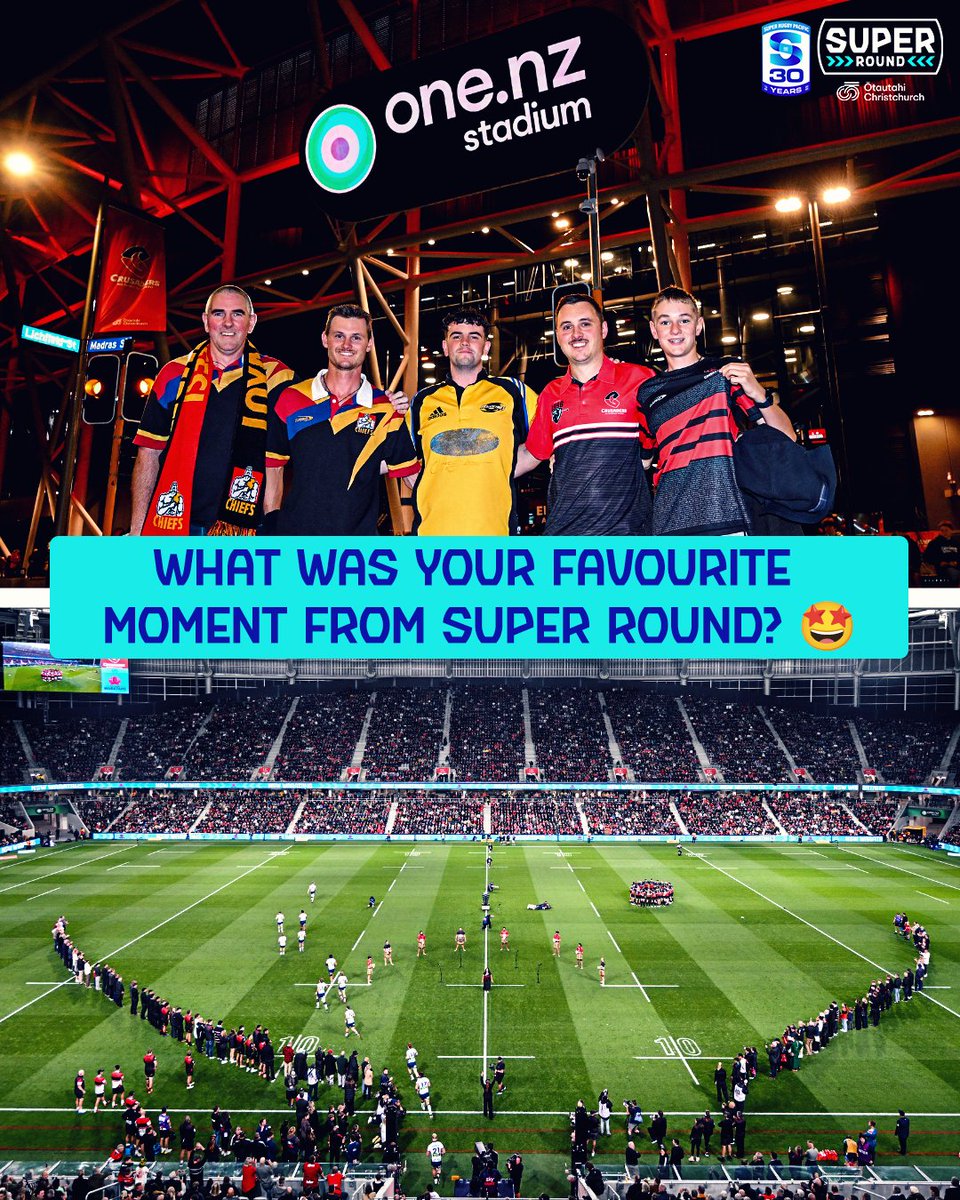 SuperRugby's tweet image. So many amazing moments to choose from 🫶

Let us hear it 👇

#SRP30 #SuperRugbyPacific #SuperRound