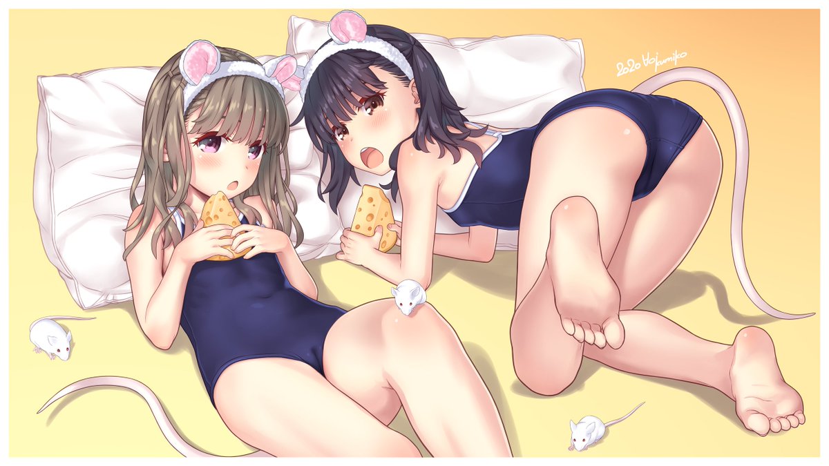 #なんの脈絡もなく水着イラストを再掲して最近フォローしてくれたフォロワーを怖がらせましょう 