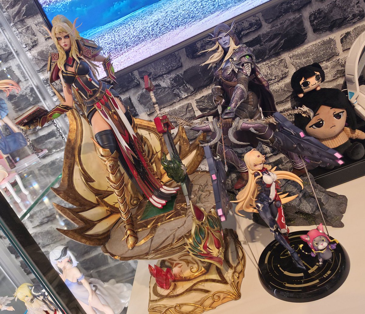 Nogra3012's tweet image. Meine WoW Resin Statuen 😍

#Warcraft #WoW #Sylvanas #BloodElf