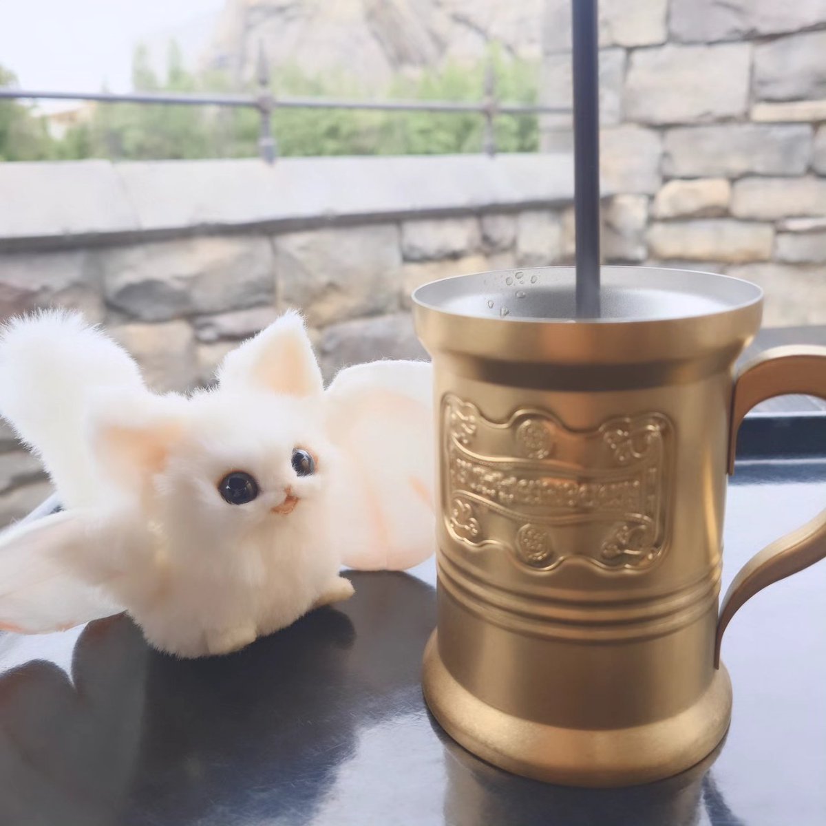 LucasXAlexis's tweet photo. ５周年のお祝いプレート⭐️
キノピオカフェはいつでも可愛いな〜
サクラコウモリちゃんも魔法界を満喫🌸 https://t.co/WgQCyZ3wQQ