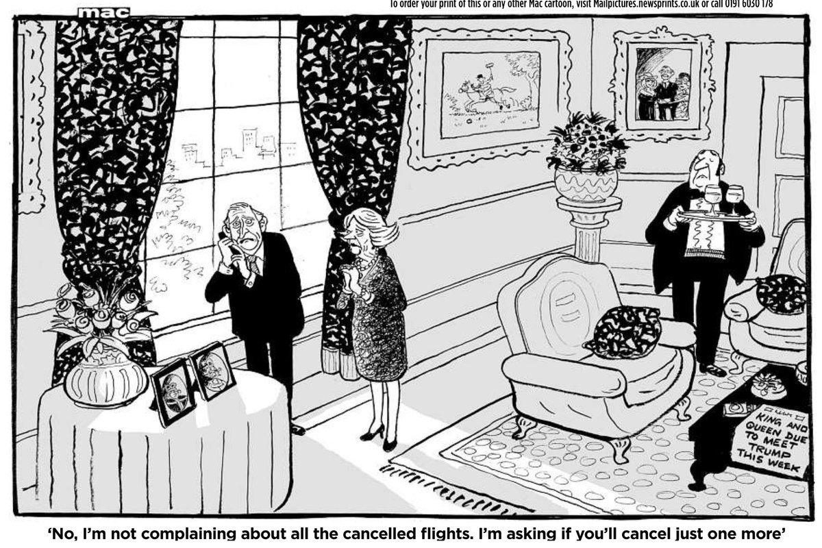 Cartoon4sale's tweet image. Mac on the #Royal Visit to the #UnitedStates #KingCharlesIII #QueenCamilla @DailyMail – political cartoon gallery in London original-political-cartoon.com