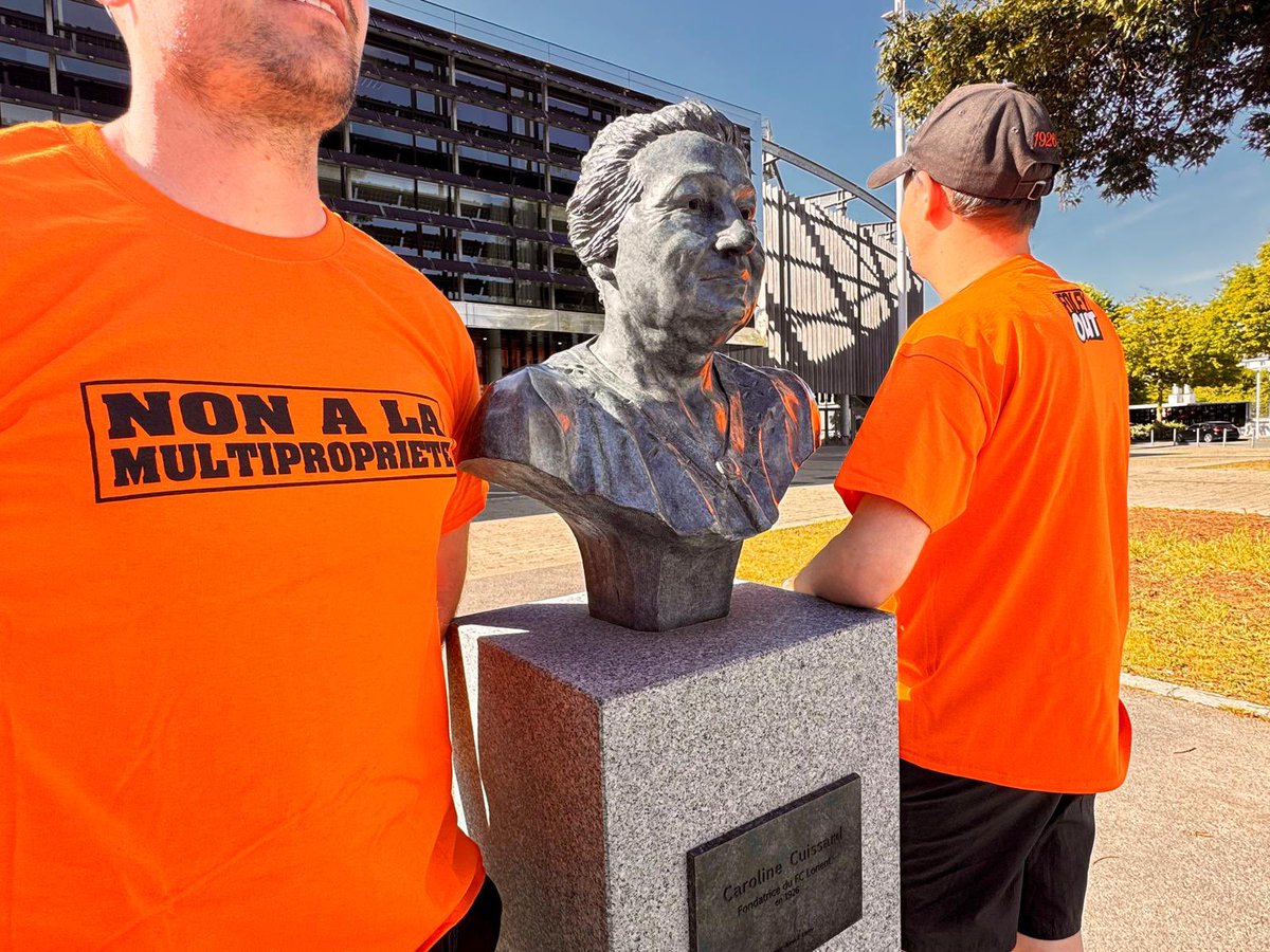 KopSudFCL1926's tweet photo. [NOUVEAU MATOS]

👕Tee Shirt « Non à la multipropriété » de S à XXXL
💶 10€, tarif unique
🔓Accessible à tous 
⚠️ Stock limité : premier arrivé, premier servi 

Disponible de 11h à 12h à l’embarcadère au niveau des quais des Indes, puis à la table de vente au stade ! https://t.co/G9uulHxD4u
