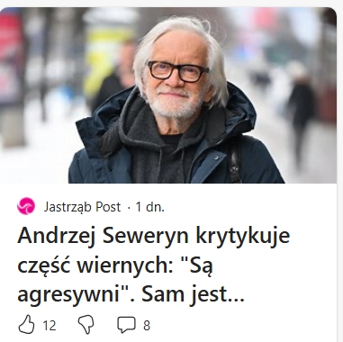 Pamiętacie jak ten cham w nagranym "przesłaniu do wnuka" kazał "napierdalać" pisowców ?
I ten agresywny prymityw  krytykuje innych, że sa agresywni....