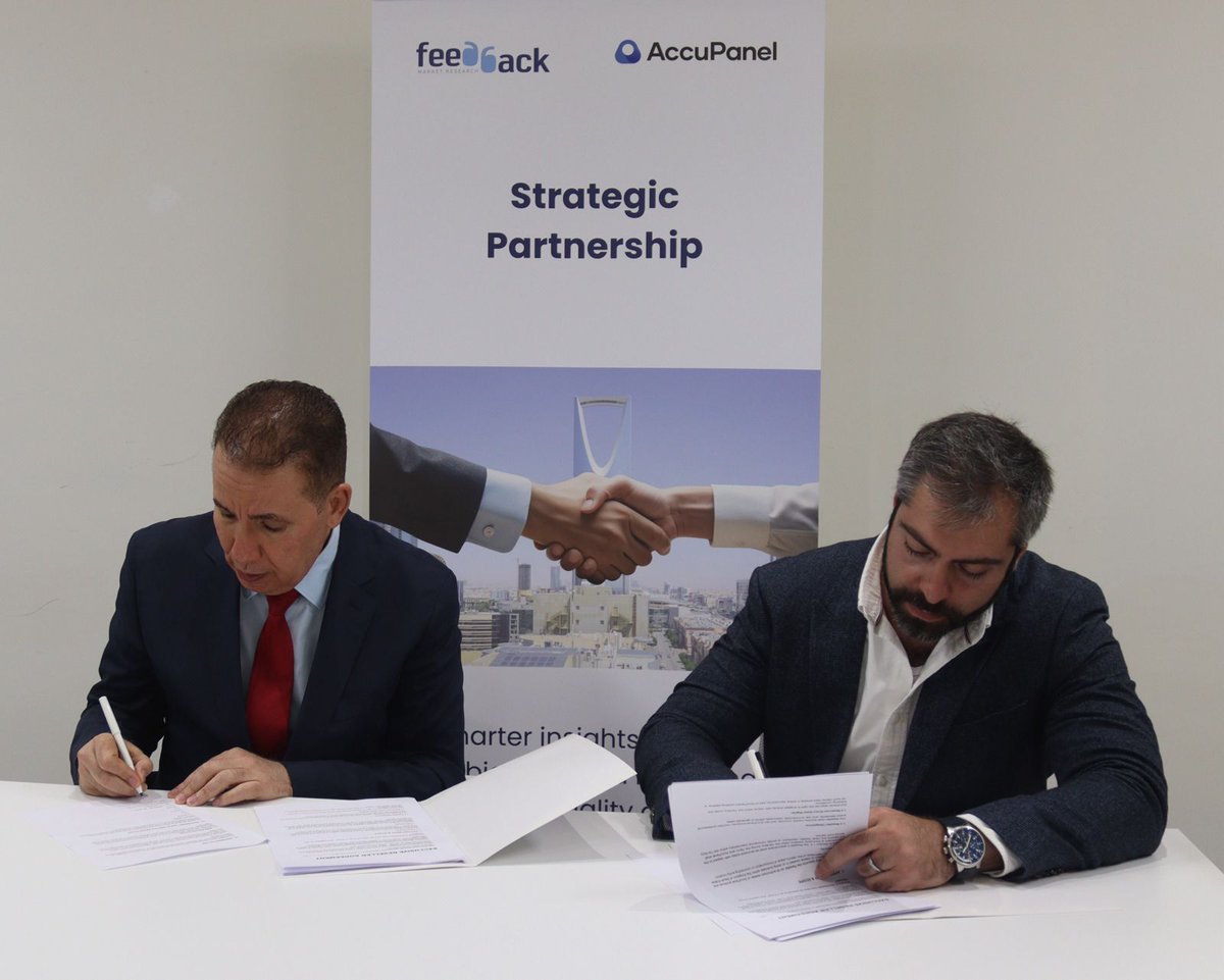 saudia_daily's tweet image. Data is the new oil! Feedback Market Research &amp;amp; AccuPanel launch an AI-powered FMCG consumer panel in #SaudiArabia.
#FMCG #RetailTech #ConsumerInsights #KSA #SaudiDaily #صحيفة_سعودية_ديلي
@FeedbackMR  @MOCSaudi 
saudia-daily.com/feedback-marke…