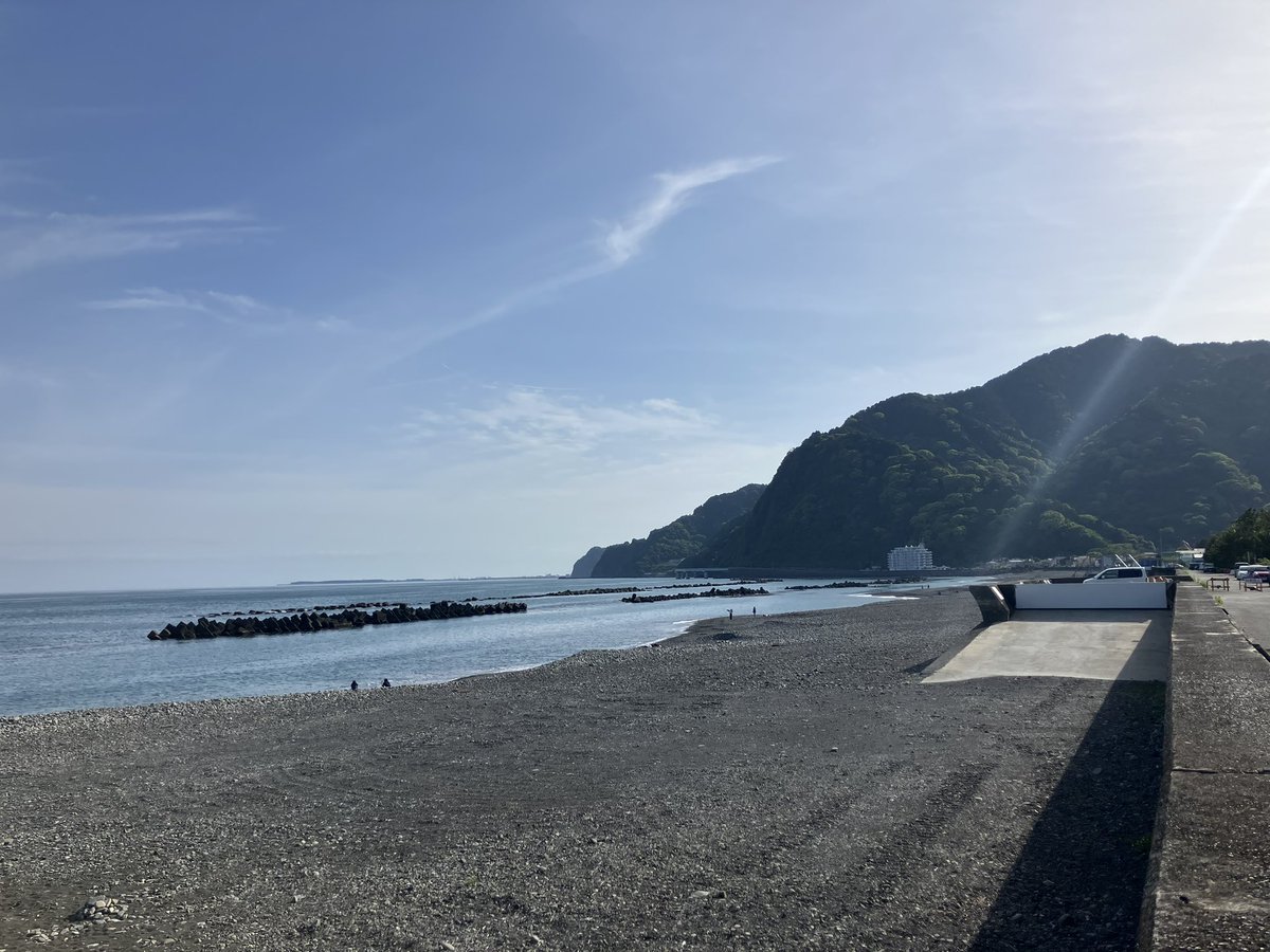 オートポリスは残念な結果でしたが、
静岡の賤機山、用宗海岸は平和でした😌