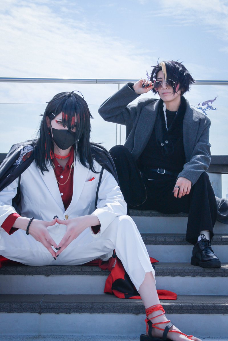 ⚠Cosplay

🌈🕒EN
 👟☯:私
👹🧧:とりすやよい様<a href="/torisuyayoi/">とりすやよい</a>
ご一緒出来て、至極光栄でした...🙏

📸<a href="/nakiuming09/">なきうみ</a>

#にじそコス
#にじそうさく𝟣𝟣 
#コスプレ
