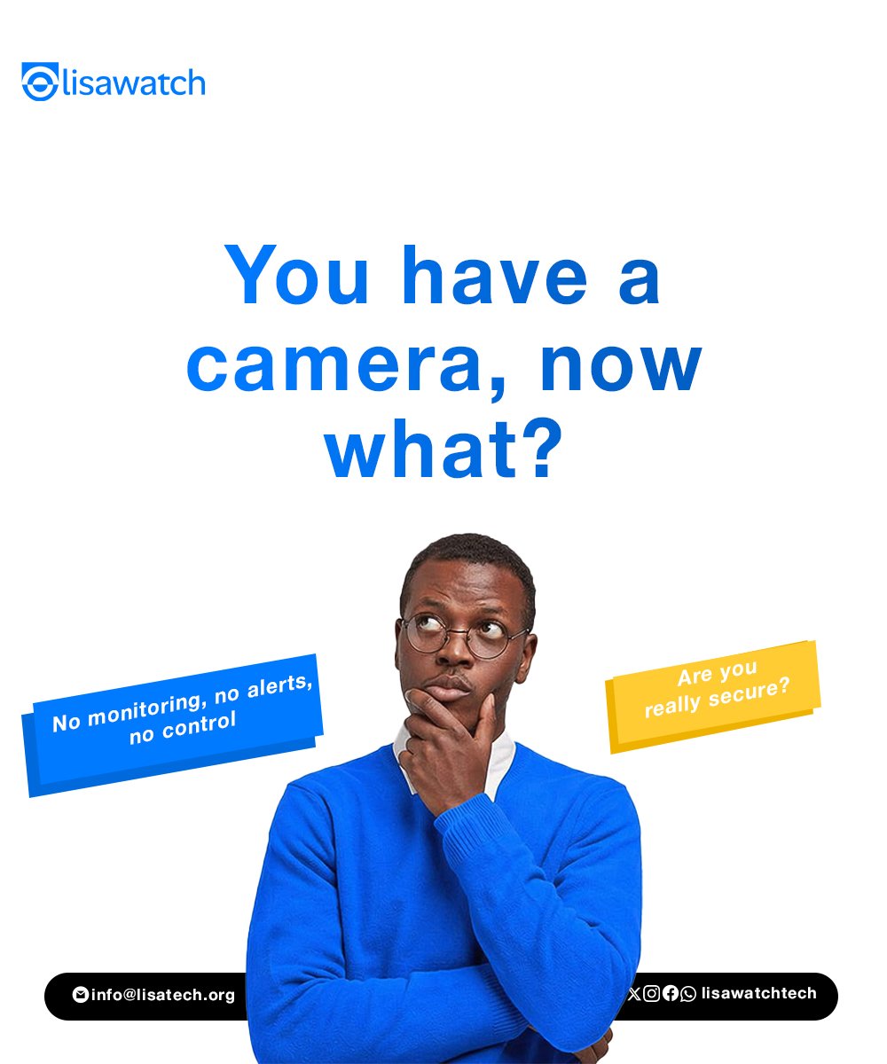 lisawatchai's tweet image. Installing cameras is just step one, but without monitoring, alerts and control, you’re still guessing.
So the real question is, what happens when something goes wrong?
Think about it. Something better is coming.
#staytuned