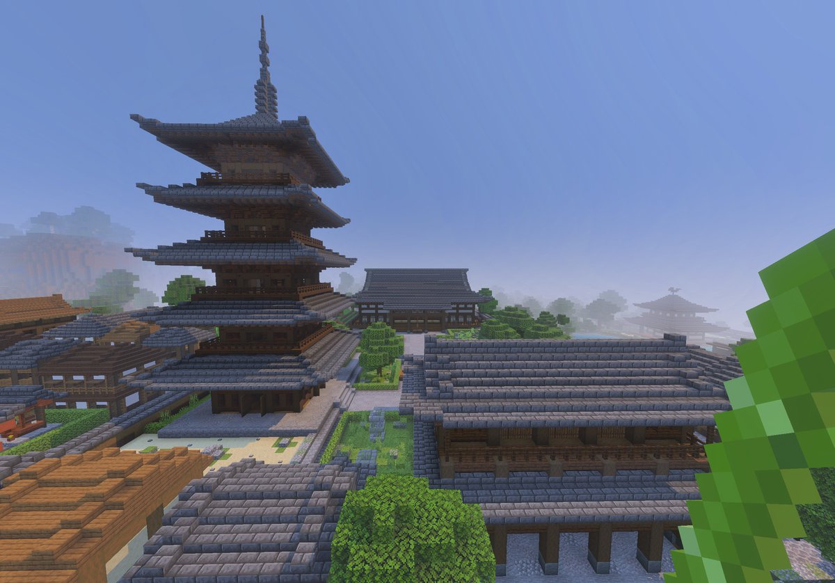 TakumiTakaX's tweet photo. Japanese Temple  
Main Hall inspired by @kashiwa0994397  
和風の寺院を制作中。  
本堂は @kashiwa0994397 さんの作品を参考にしています。
#mainhall #minecraft  #minecraftjapan #kyoto #japan #edoperiod #architecture 
#本堂 #マインクラフト #マイクラ建築 #京都 #日本 #江戸時代 #建築 https://t.co/srqcVZJI8l