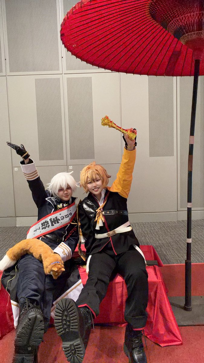 mumumu_cos's tweet photo. ⚠️マスク無し
オンリー企画で鳴狐と桜誉取ったヨ🌸　#コスブー
🦊▷@I_am_rule_ https://t.co/gCEWp6BVGw