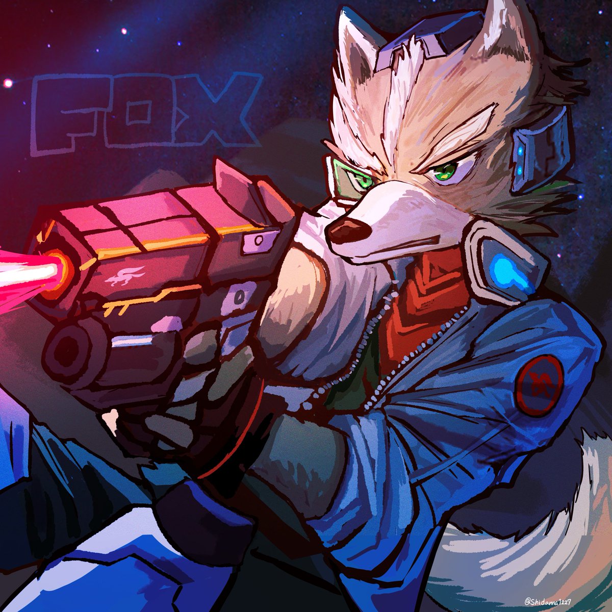 フォックス・マクラウド
のファンアートです🦊
かっけえキツネです

#映画マリオギャラクシーみた