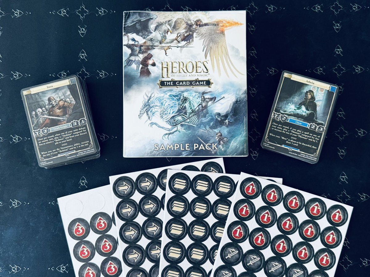 WojennikTV's tweet image. “Heroes of Might &amp;amp; Magic: The Card Game” (2023) 🐉

A card adaptation by Archon Studio.
We build our hero’s deck, recruit iconic units, and clash in tactical duels.

Dragons, angels, skeletons… and only one hero wins 🥇

#boardgames #cardgames