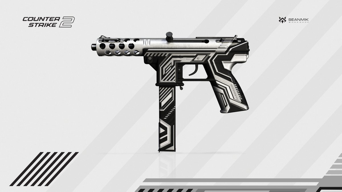 seanmikdesign's tweet photo. Tec-9 Vantageline (Mono)💥
Link:
https://t.co/CuaCnzTssD
The Vantageline Tec-9 skin is inspired by tactical diagrams and sightlines on competitive maps.
#cs2 #cs2workshop #cs2skinsworkshop https://t.co/lF3KGduytn