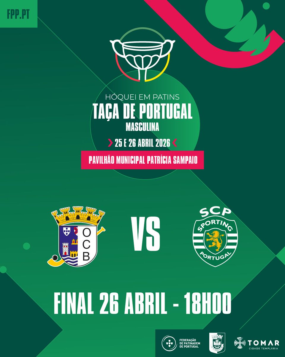 Domingo de Finais da Prova Rainha na <a href="/DAZNPortugal/">DAZN Portugal</a>!

Femininos

Stuart HCM x <a href="/SLBenfica/">SL Benfica</a> - 12h00 - DAZN 3

Masculinos

<a href="/OCBarcelos/">Óquei Clube de Barcelos</a> x <a href="/SportingCP/">Sporting CP</a> - 18h00 - DAZN 3

Eu vou estar na narração, com os comentários do Pedro Gonçalves!

#DAZN #daznhoquei #taça #TaçadePortugal #tomar