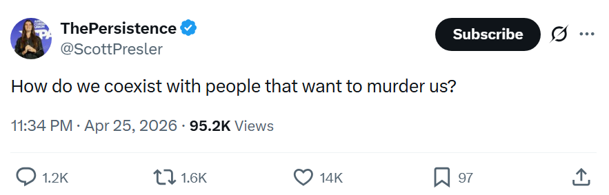 Scott will unironically defend it.