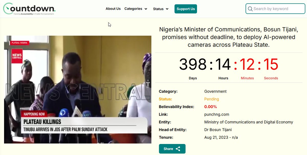 CountdownNGR's tweet image. Countdown...  

#Plateau #Insecurity #Camera