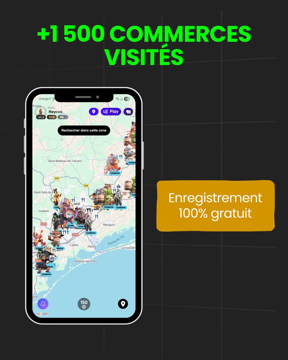 LoyalBuds's tweet photo. Faire venir des clients en boutique est devenu un enfer. Et multiplier les promos tue vos marges. 📉

Pourtant, on a réussi à générer +1 500 visites physiques chez nos commerçants partenaires.

Le secret ? On a transformé la ville en jeu vidéo. Explications 🧵👇 https://t.co/uYYijllFxk