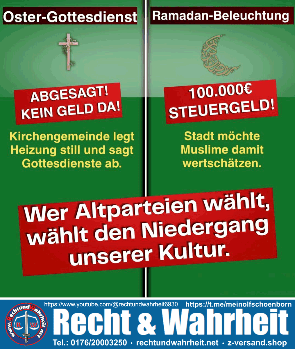 m_schonborn's tweet image. #Gottesdienst, #Ramadan, #Steuergeld, #Kirchengemeinde, #Heizung, #Muslime, #Niedergang, #Recht, #Wahrheit, #Schönborn, #Altparteien, #Kultur, #Christ, #Christlich, #Kirchengemeinde