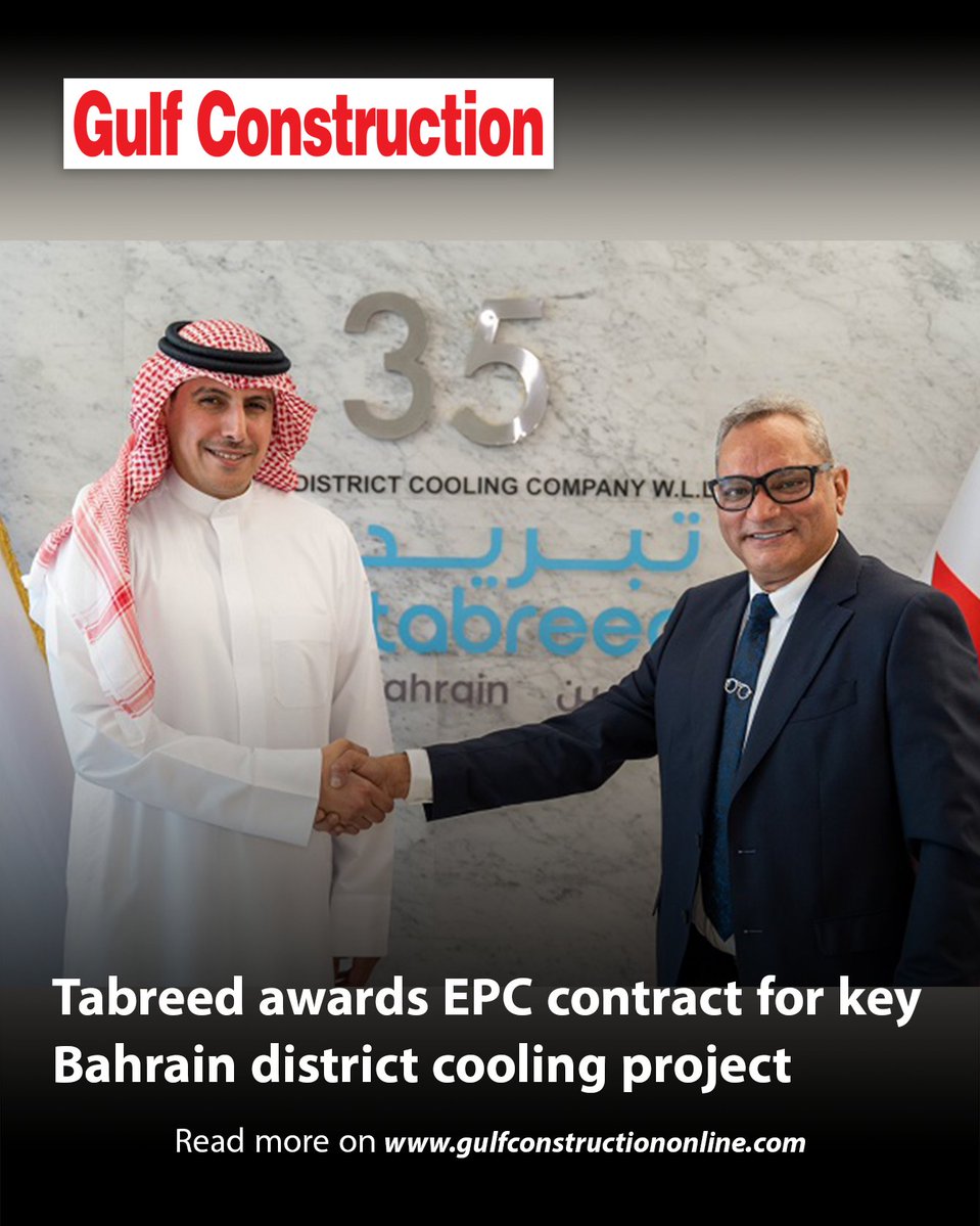 Gulf_const's tweet image. Tabreed Bahrain has appointed Arabian International Company as the EPC contractor for the expansion of its chilled water network in the northern seafront area of Manama.

Read more on gulfconstructiononline.com/ArticleTA/4615…

#GCnews #cooling #EPC #construction
