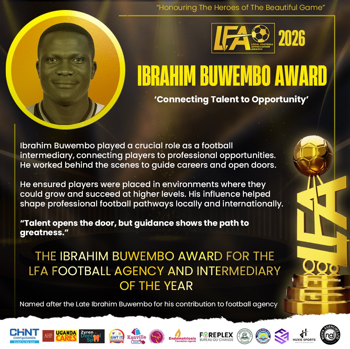 Local Football appreciation awards (LFA Awards) tweet media