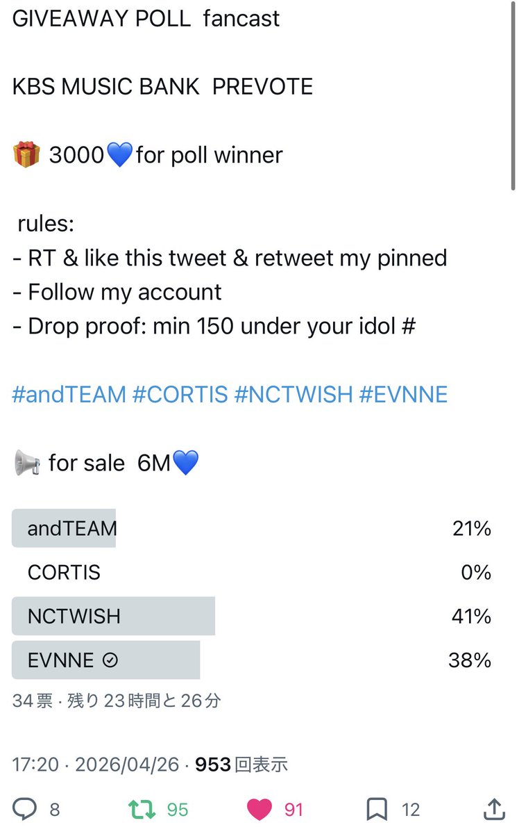 hoa12ssnt's tweet photo. @SellingVotess_ for #EVNNE https://t.co/Qi3cqpkdBk