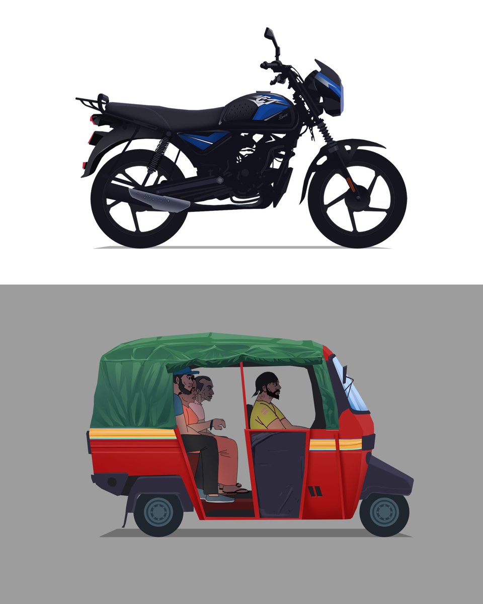 osas_D_artist's tweet image. The fun part about creating these designs is that they’re reusable.

I’m also planning to upload them to platforms like Freepik (or similar asset sites) so other designers can access and use them too.

Now, which of these vehicles do you recognize?

#digitalart #vehicles #design