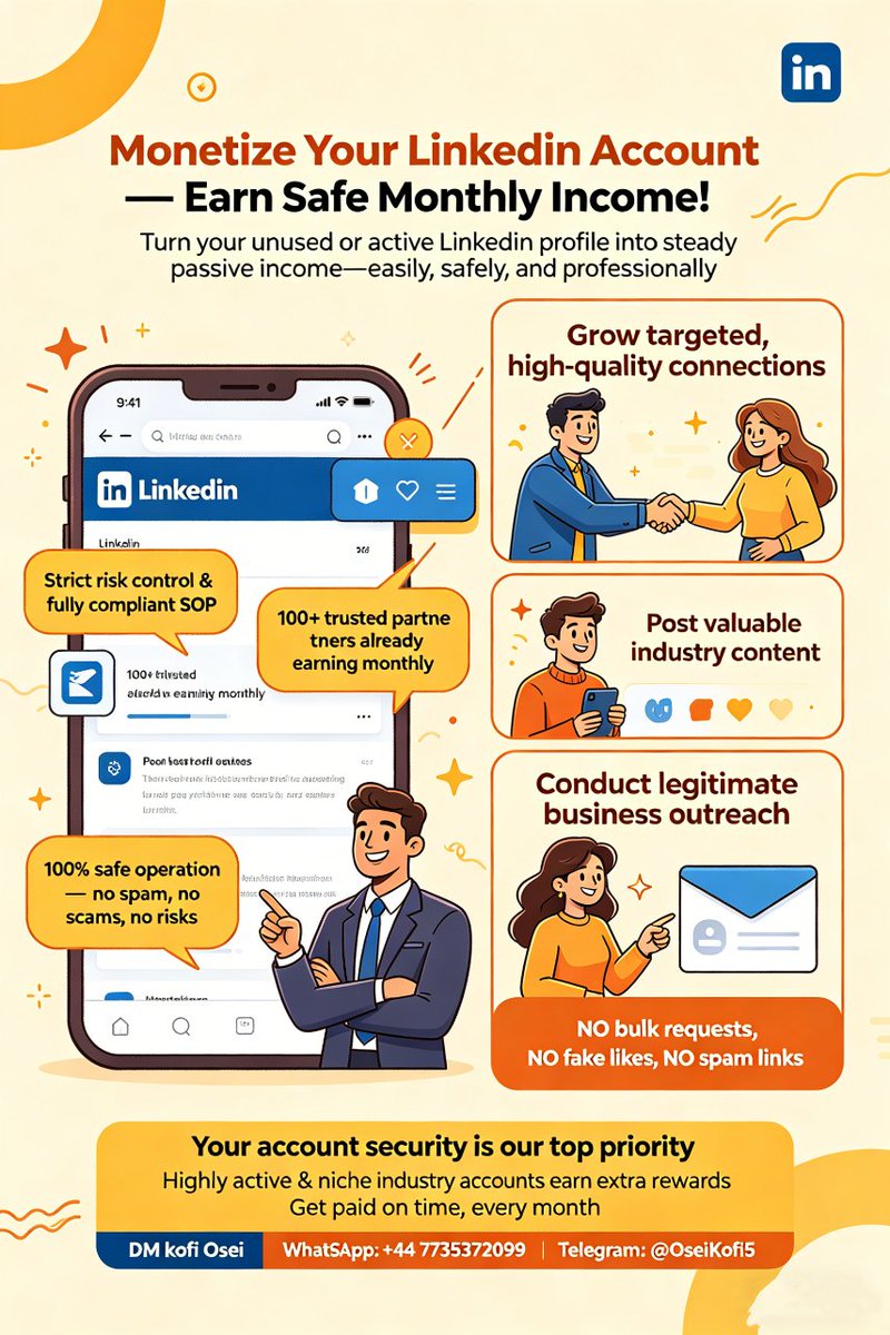 Monetizing on LinkedIn tweet media