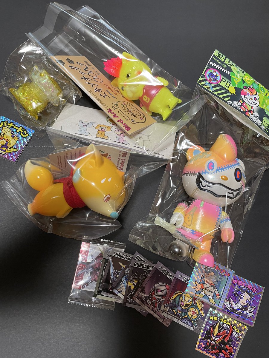 GOHZUxxxx's tweet image. スーフェス94に行って来ました！
入館が遅かったので、希望のソフビ全ては無理でしたが、充分納得できるお迎えでした😁♫
シバダンのダンプさんとレベッカさんにもお会い出来て感激です😆
#スーフェス94
#PLAGUE LAB
#Bird Ark