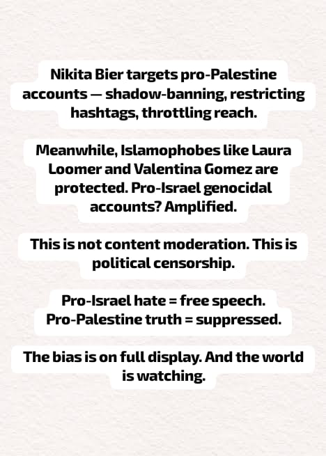 ali_haaider177's tweet image. #Censorship #NikitaBier #FreePalestine #Islamophobia