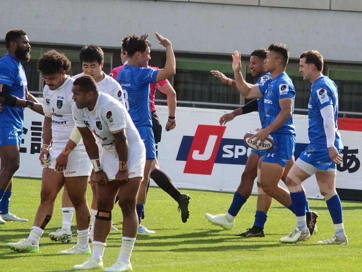 chayuspo's tweet photo. TRY!!🏉👏👏👏

#TomokiOsada
#埼玉WK #相模原DB
#OneHeartOneBlue 
#WeAreBlue
#熊谷ラグビー場 https://t.co/yXFSBDTzsO