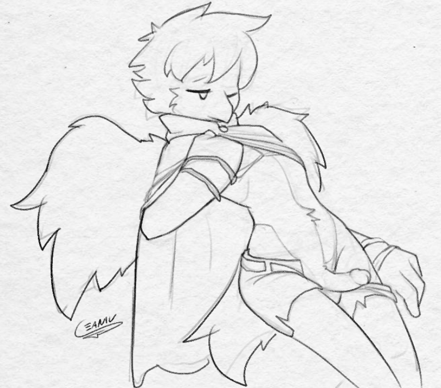LeanivAD's tweet photo. Sketch request from my P° site. Gonna (try) to post them each week. Requests start at just 2 bucks first tier! https://t.co/2Hs23e9Gkq