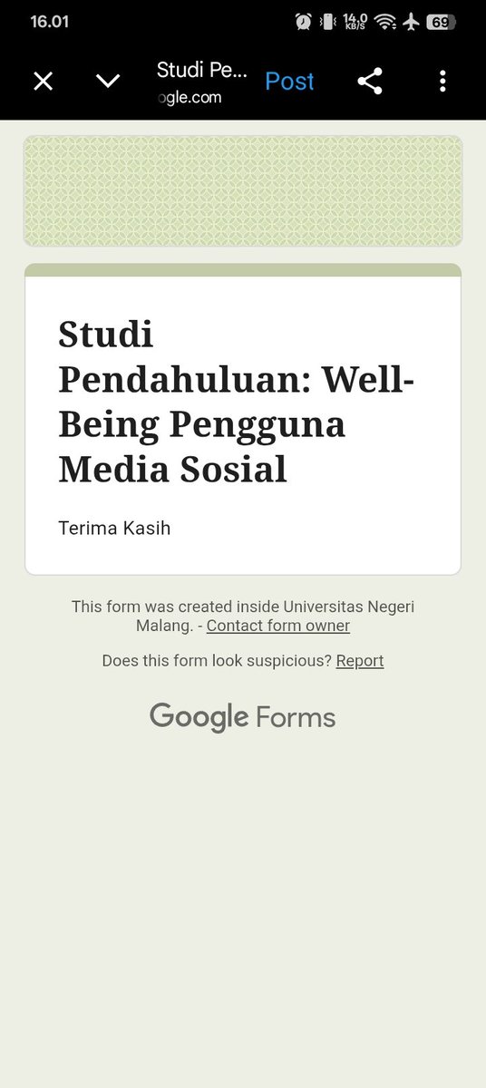 yaya butuh 250 responden tweet media