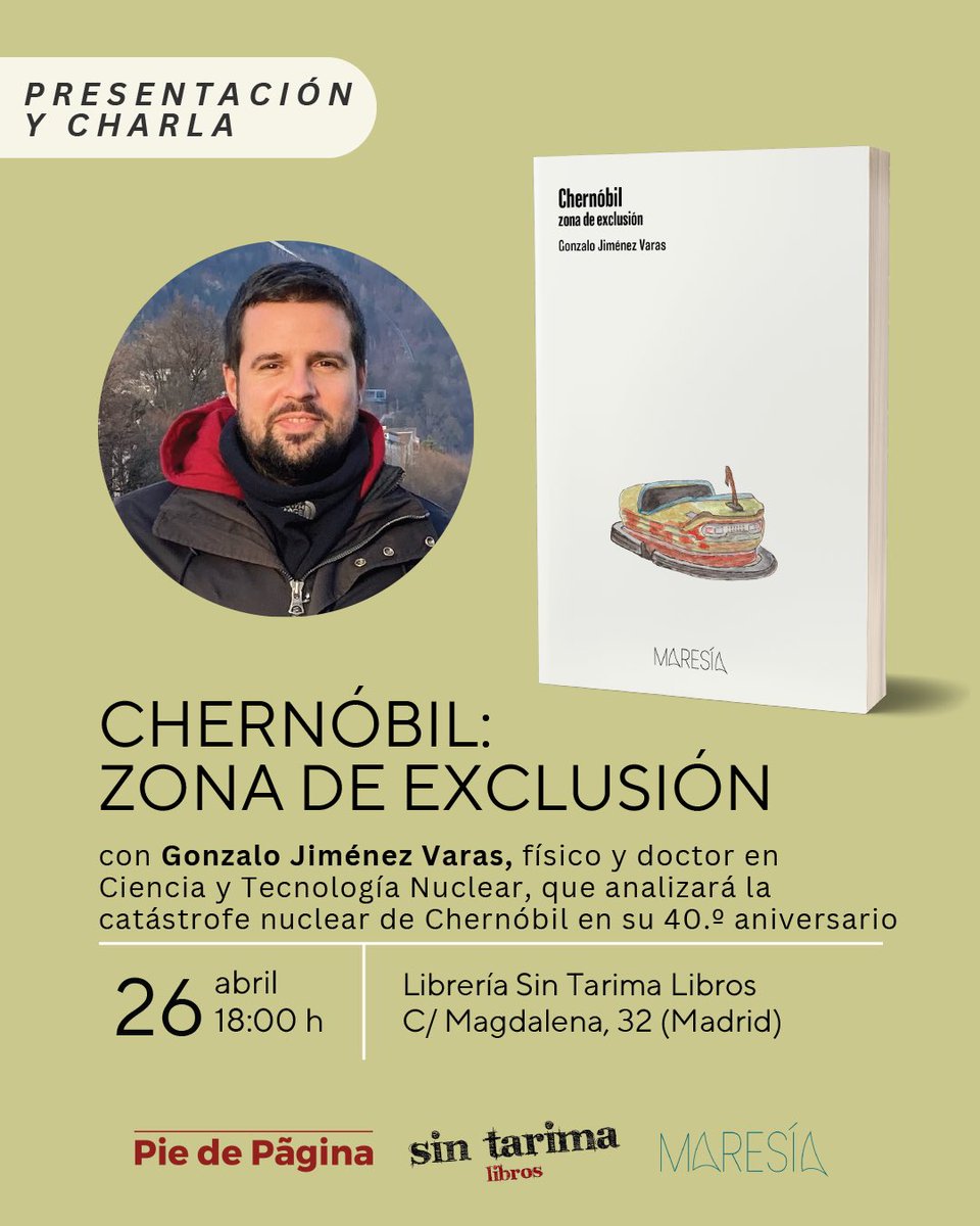 gon_nuclear's tweet photo. Esto es hoy 🥳 @editorialpdp @maresiapdp #40aniversarioChernóbil https://t.co/pWdPd2tJ70