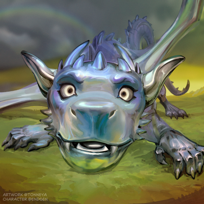 tonneyas's tweet photo. an extremely curiosy mercurial creature https://t.co/PpBHcAVKk2