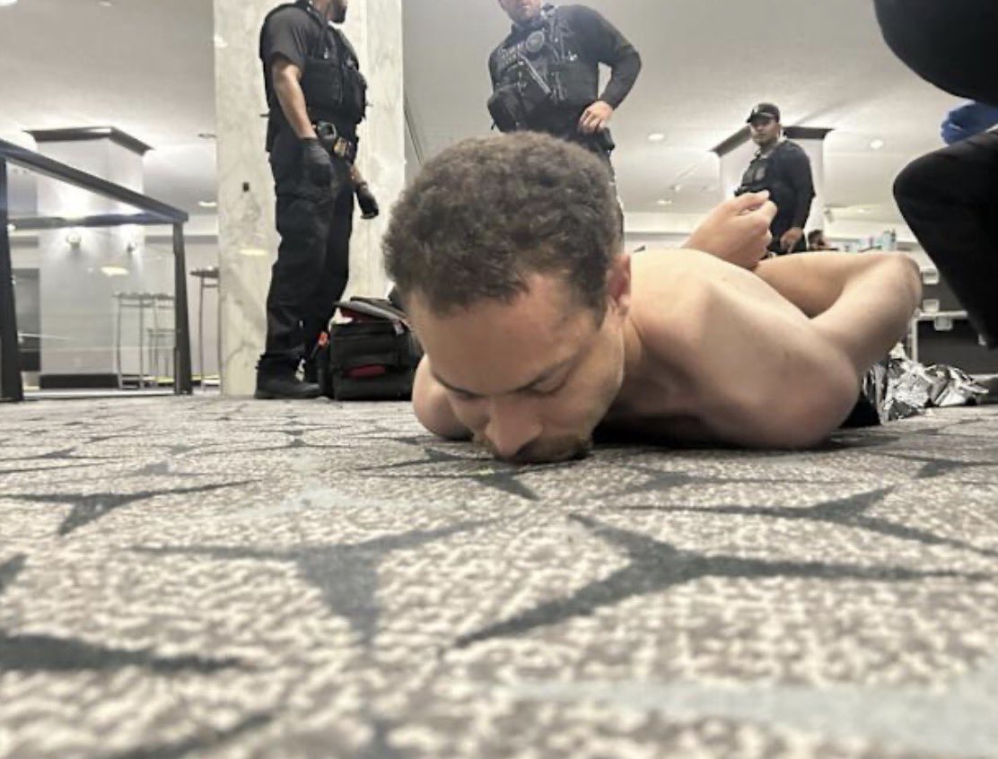 pausebutponder's tweet photo. The White House Correspondents’ Association dinner was thrown into chaos after a lone gunman opened fire at the annual Washington, D.C, Saturday event.

While the motive remains a question, the suspected shooter has been identified as 31-year-old California man Cole Tomas Allen.

President Donald Trump, first lady Melania Trump and other members of the administration were taken from the Washington Hilton’s ballroom as guests scrambled for cover during the shocking incident. The suspect rushed security guards and opened fire, hitting a Secret Service agent. He was quickly subdued by officers and taken into custody. No guests at the dinner were hurt. The event was subsequently canceled.