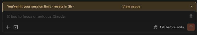 Don't get me wrong, I like Claude code, but this is the most hated message you ever wanted to see, and fuck one of. LOL