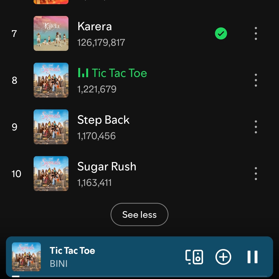 Malaki yung need habulin sa tags!
Drop pa tayo! What song are you listening to right now?

🎯200 Replies

#BINI #GrupoDuplaInternacionaldoAno #SECAwards