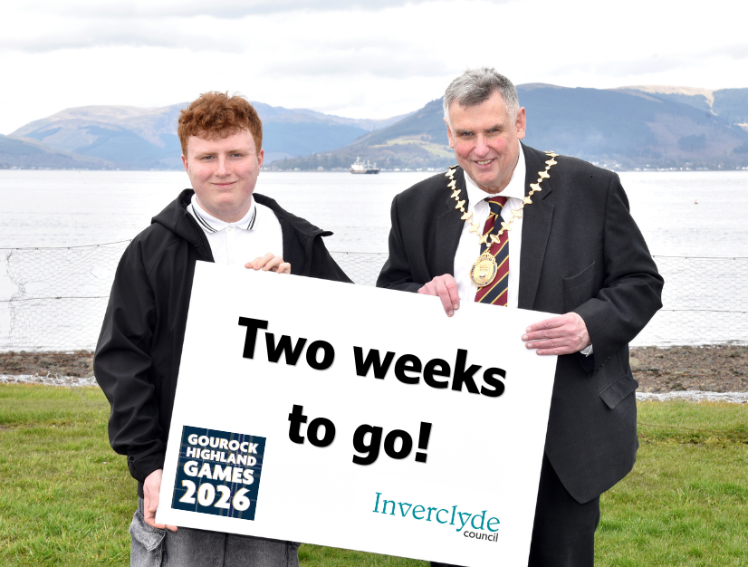 GourockHGames's tweet photo. There are just TWO WEEKS to go till this year's Gourock Highland Games at Battery Park. Who's excited? 

This fantastic, family-friendly and FREE event is on from 12noon till 6pm on Sunday 10 May. 

#GourockHighlandGames
#GHG26
#DiscoverInverclyde
#LetTheGamesBegin https://t.co/ZWBoz2ciGi